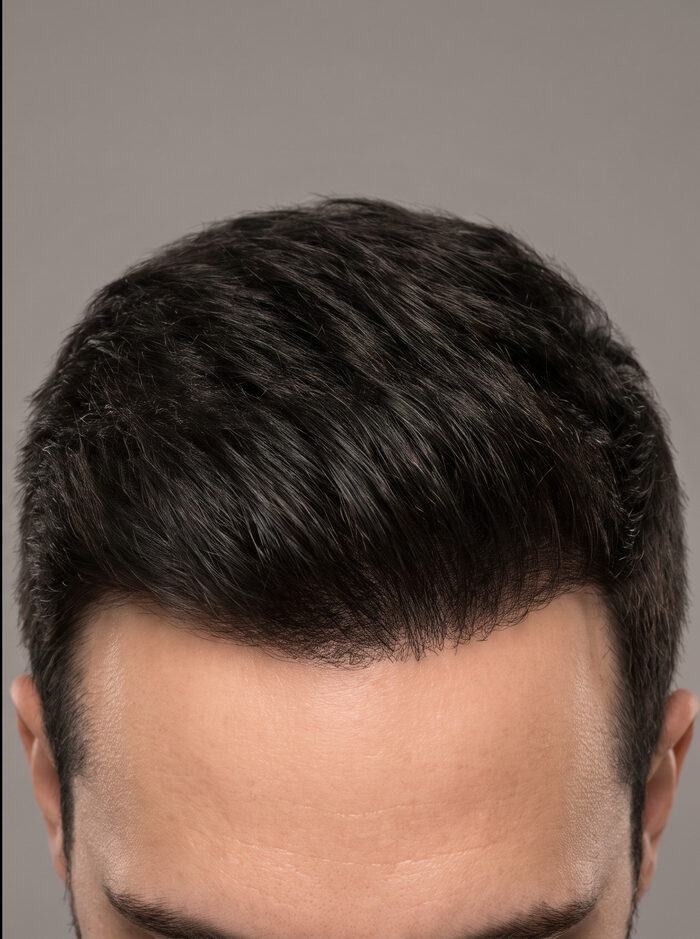 After hair restoration