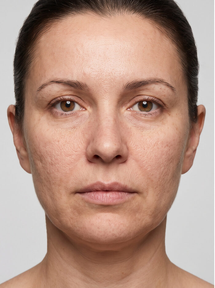 Before Morpheus8 RF Microneedling